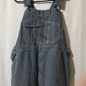 Key Imperial | Striped Blue Railroad Overalls